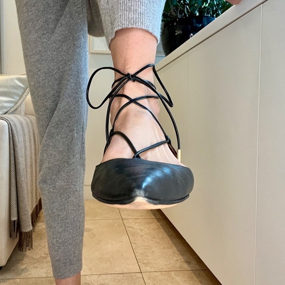 Aquazzura Ballet Flats - lace up - Picture 6 of 16